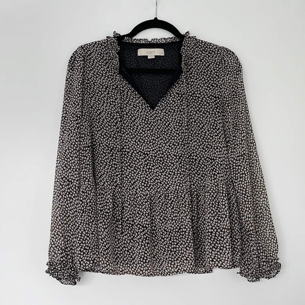 LOFT Long Sleeve Blouse